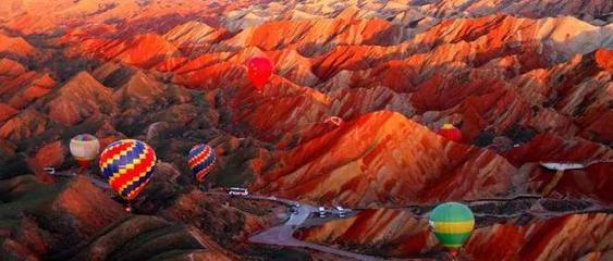 张掖彩色丘陵地貌引爆今夏“暑期档”旅游开发